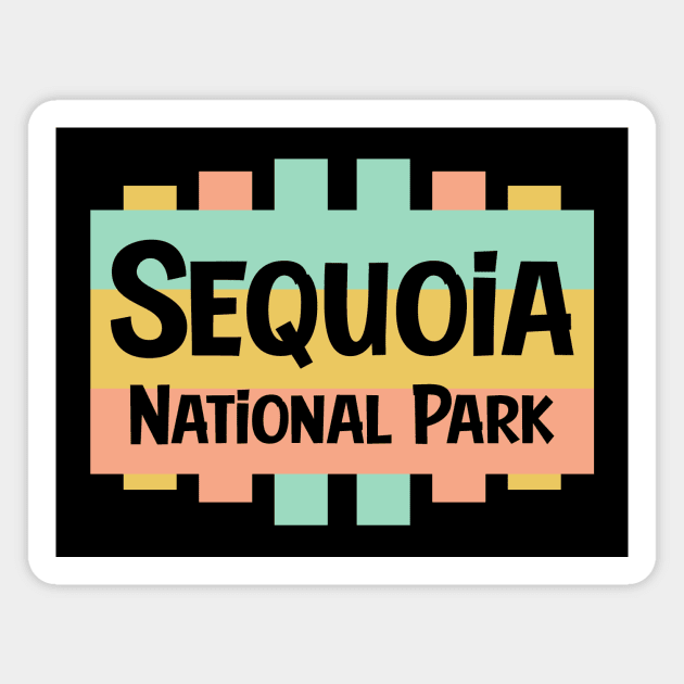 Sequoia National Park Magnet by colorsplash